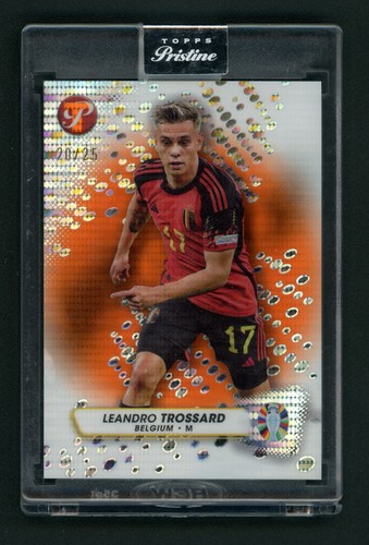 Leandro Trossard 2023 Topps Pristine Pulsar Arancione /25