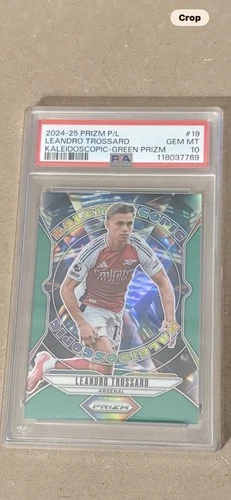 Leandro Trossard 2024 Panini Prizm Green 1/5