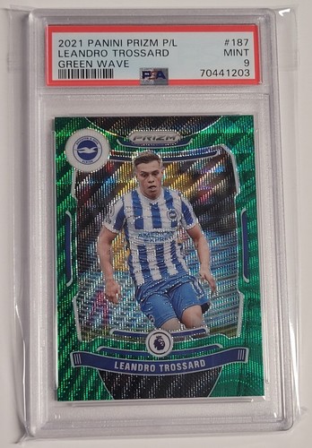Leandro Trossard 2021 Panini Prizm Green Wave #187