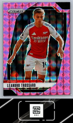 Leandro Trossard 2024 Panini Prizm Pink Mosaic