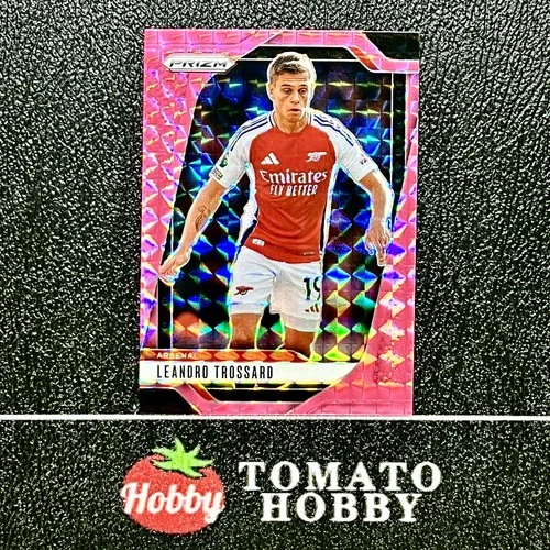 Leandro Trossard 2024 Panini Prizm Pink Mosaic Refractor