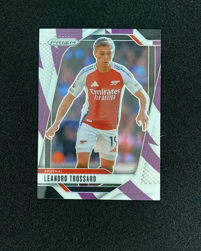 Leandro Trossard 2024 Panini Prizm Premier League Purple & White /92
