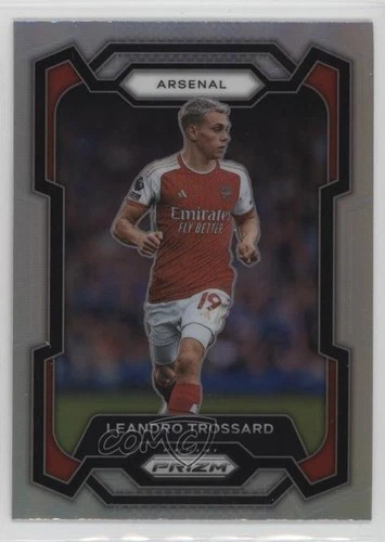 Leandro Trossard 2023 Panini Prizm Premier League Silver Prizm