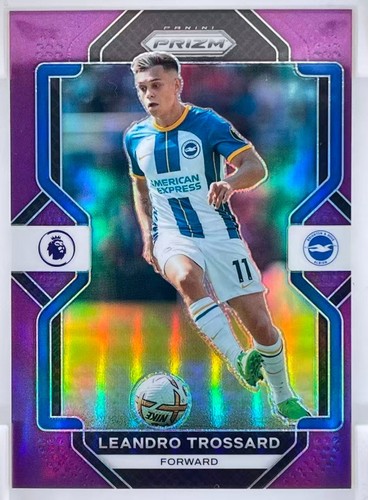 Leandro Trossard 2022 Panini Prizm Purple Prizm /49