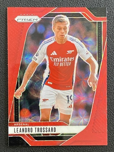Leandro Trossard 2024 Panini Prizm Red /30