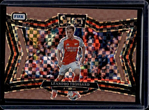 Leandro Trossard 2024 Panini Select Field Bronze Checker /75