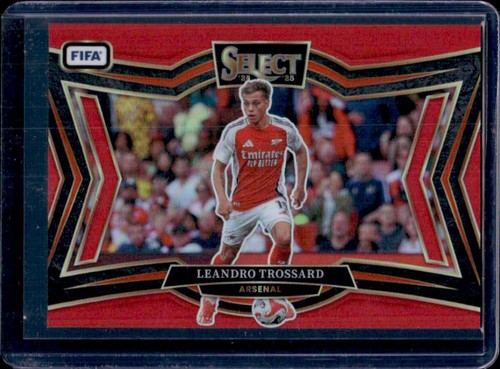 Leandro Trossard 2024 Panini Select FIFA Field Red