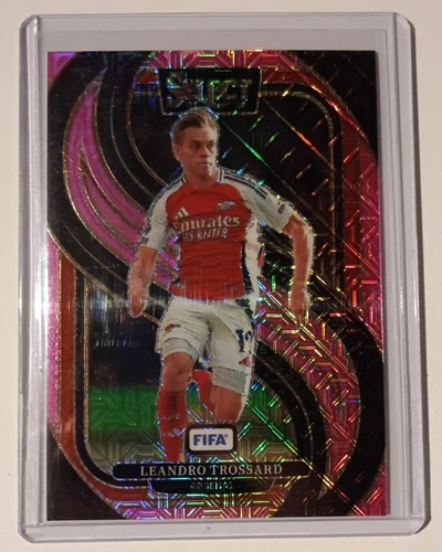 Leandro Trossard 2024 Panini Select Pink Mojo Prizm /299