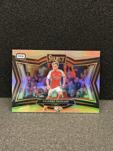 Leandro Trossard 2024 Panini Select Silver Prizm