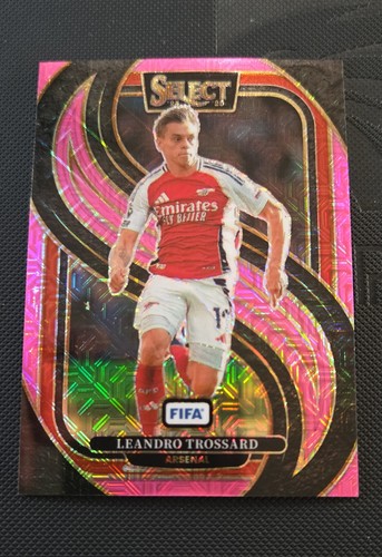 Leandro Trossard 2024 Panini Seleziona Fifa Rosa Mojo Prizm /299