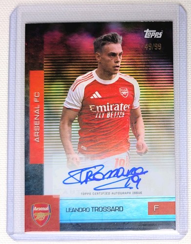 Leandro Trossard 2025 Topps Set Squadra /99