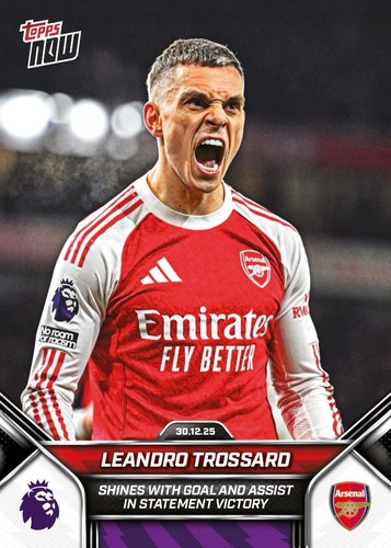 Leandro Trossard 2026 Topps Now #97
