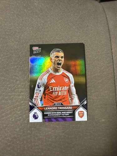 Leandro Trossard 2026 Topps Now Gold /50