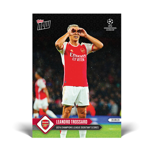 Leandro Trossard 2023 Topps Now UEFA 23