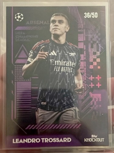 Leandro Trossard 2025 Topps UCC Knockout /50