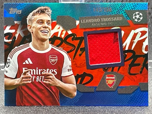 Leandro Trossard 2025 Topps UEFA Champions League Blue Foil /150