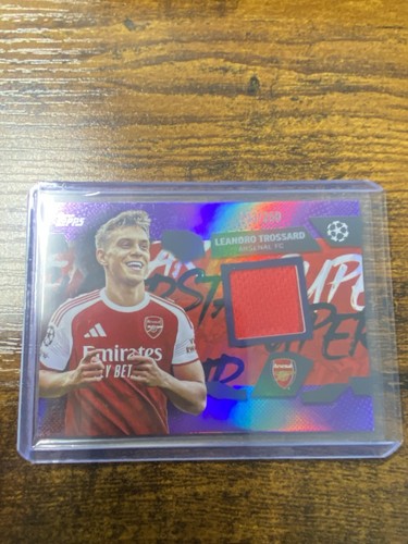 Leandro Trossard 2025 Topps UEFA UCC Purple /250
