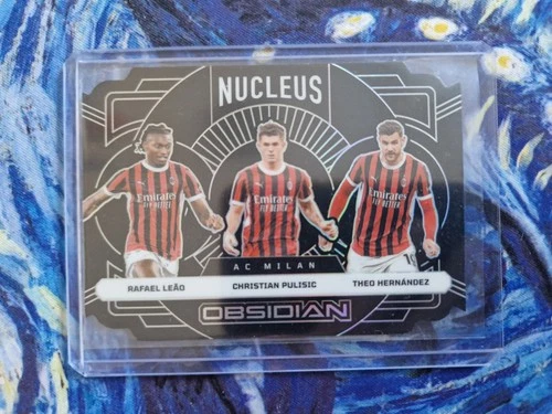 Leao, Pulisic, Hernandez 2024 Panini Obsidian /120