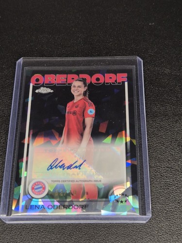 Lena Oberdorf 2024 Topps Chrome Sapphire Black /10