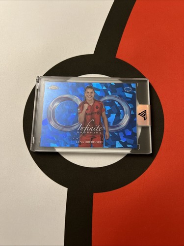 Lena Oberdorf 2024 Topps Women UCL Sapphire Sapphire
