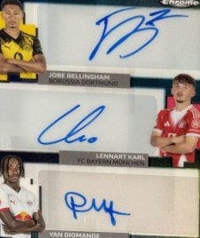 Multiple: Lennart Bellingham, Karl Diomande 2025 Topps Chrome /10
