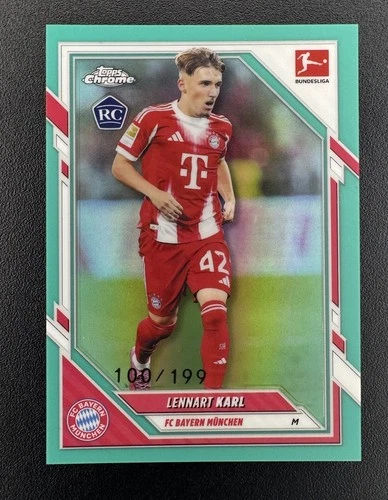 Lennart Karl 2026 Topps Chrome Aqua /199
