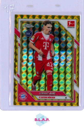 Lennart Karl 2026 Topps Chrome Gold /50