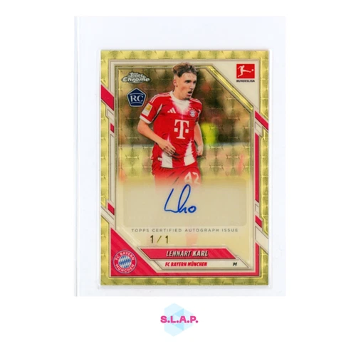 Lennart Karl 2025 Topps Chrome Superfractor Gold 1/1