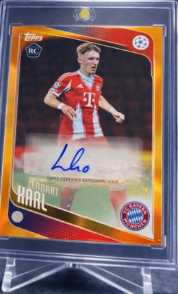 Lennart Karl 2025 Topps Flagship Orange Refractor /25