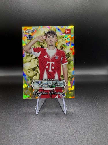Lennart Karl 2026 Topps Chrome Sapphire Yellow /75