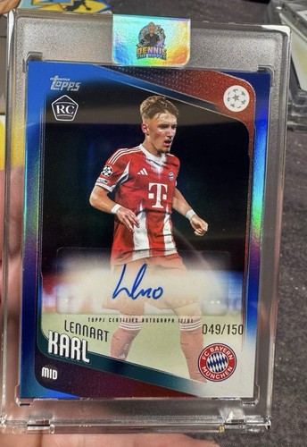 Lennart Karl 2025 Topps UCC UEFA Club Competitions Blue /150