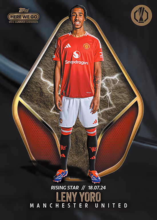 Leny Yoro 2024 Topps Merlin UEFA Club Competitions
