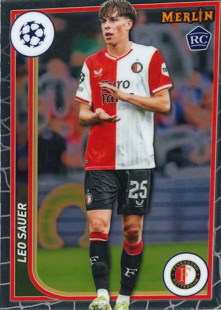 Leo Sauer 2023 Topps Merlin UEFA Club Competitions