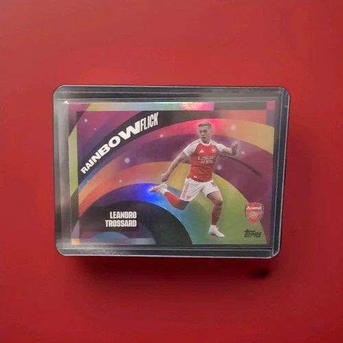 Leo Trossard 2025 Topps Arsenal Team Set Rainbow Flick