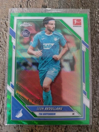 Leon Avdullahu 2025 Topps Chrome Green Wave /99