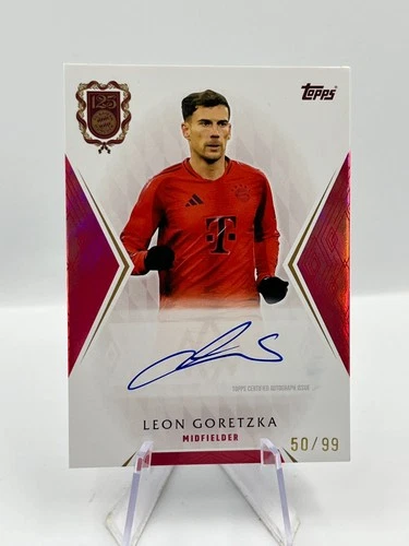 Leon Goretzka 2024 Topps 125 Years Bayern Munich 50/99