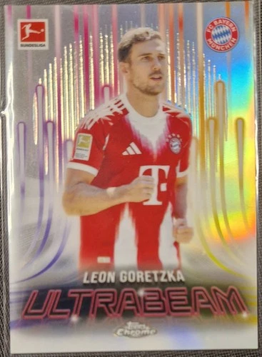 Leon Goretzka 2025 Topps Bundesliga Chrome Ultrabeam