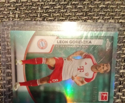 Leon Goretzka 2023 Topps Chrome Aqua /275
