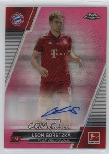 Leon Goretzka 2021 Topps Chrome Bundesliga Magenta Refractor /150