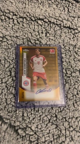 Leon Goretzka 2023 Topps Chrome Gold Refractor /50