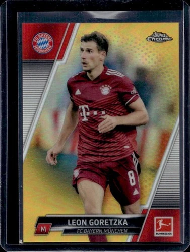 Leon Goretzka 2021 Topps Chrome Gold Refractor /50