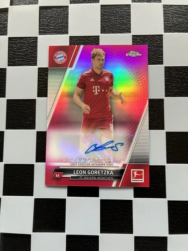 Leon Goretzka 2021 Topps Chrome Magenta /150