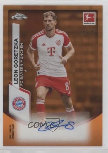 Leon Goretzka 2023 Topps Chrome Orange Refractor /25