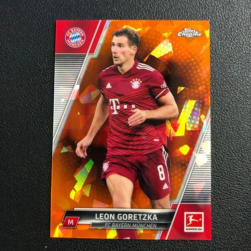 Leon Goretzka 2021 Topps Chrome Sapphire Orange /250