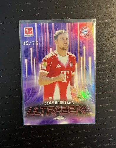 Leon Goretzka 2026 Topps Chrome Ultrabeam Purple /75