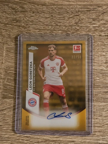 Leon Goretzka 2023 Topps Cromo Bundesliga Oro /50