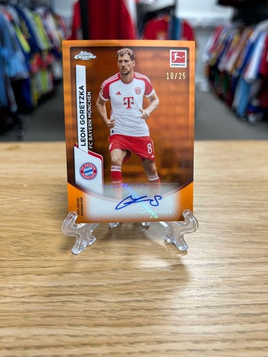 Leon Goretzka 2023 Topps Cromo Bundesliga Rojo Refractor /25
