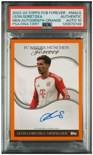 Leon Goretzka 2023 Topps FC Bayern Munchen Orange /25