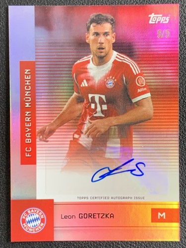 Leon Goretzka 2026 Topps FC Bayern Munchen Red /5