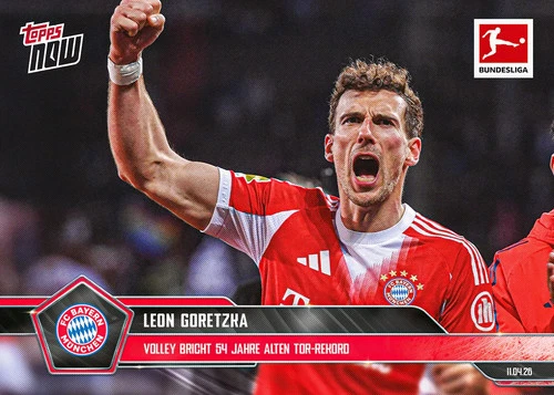 Leon Goretzka 2025 Topps Now Bundesliga